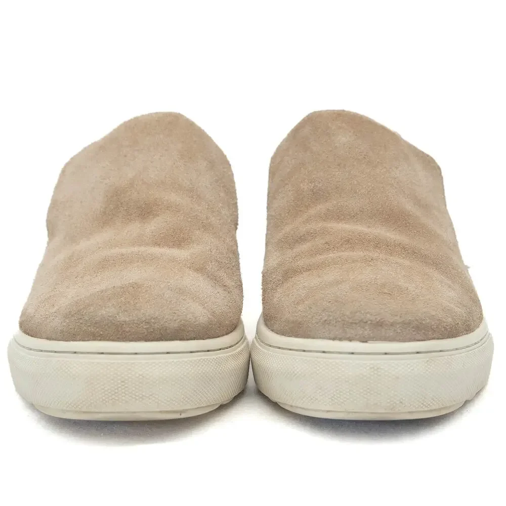 J/Slides Tan Suede Slip-On Sneakers Size 8.5